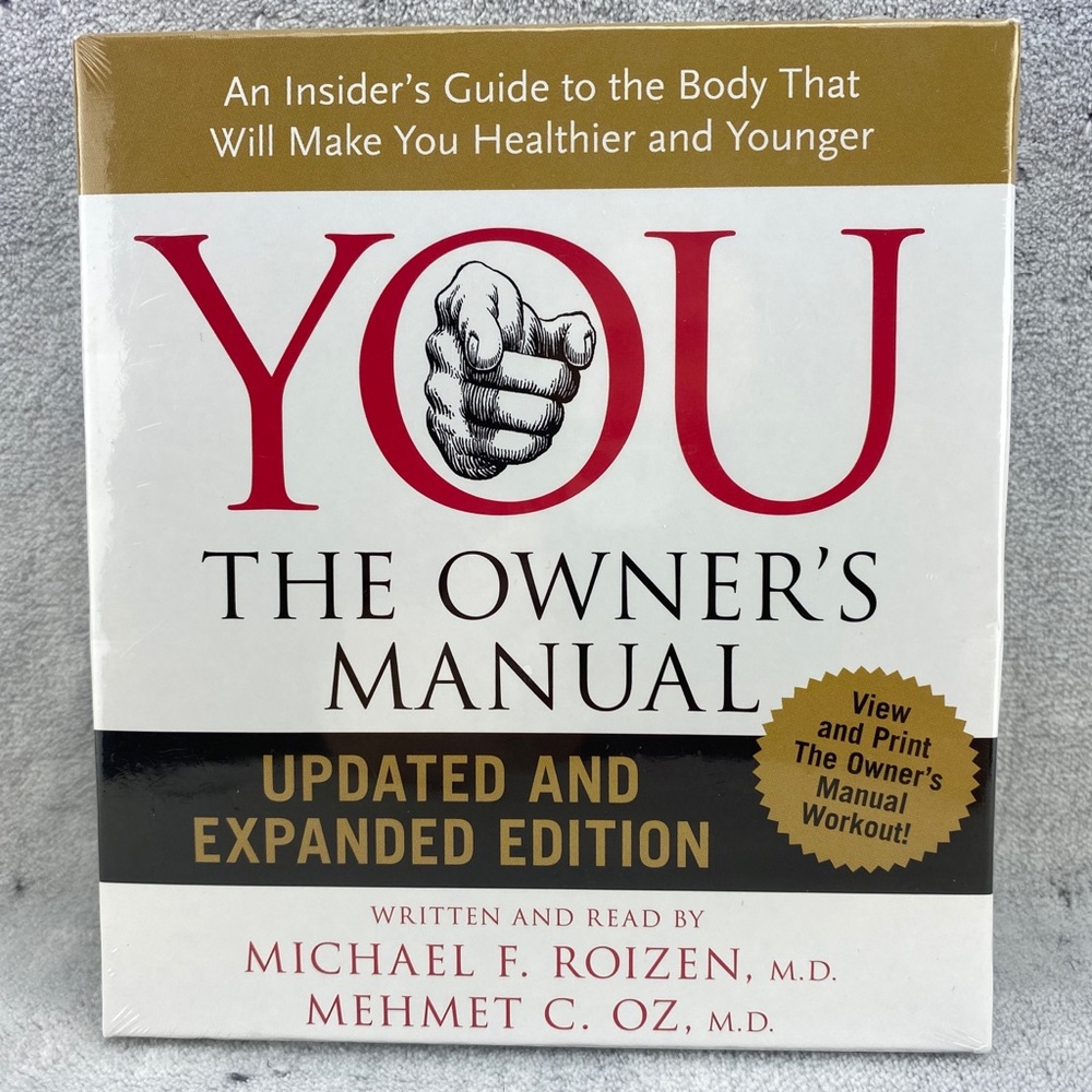 You The Owners Manual Audio Book CD Set by Dr. Oz 2008 Edition. New Sealed